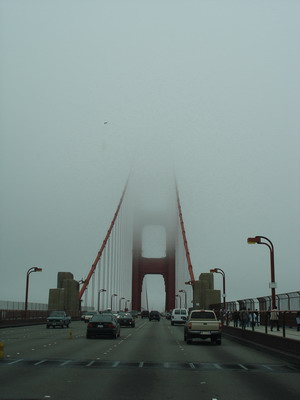 Golden Gate Bridge on 6th of April 2007