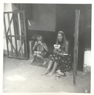 Tanja in Goa, Januar 1979