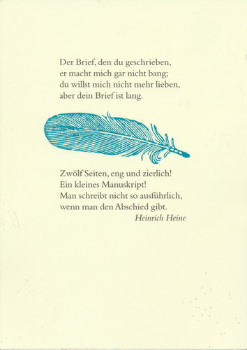 Werbe-Postkarte von 2005, C.H. Beck