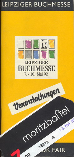 Liepziger Buchmesse 1992