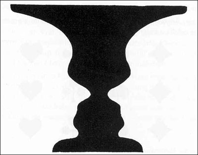 Eine Vase oder zwei Profile?